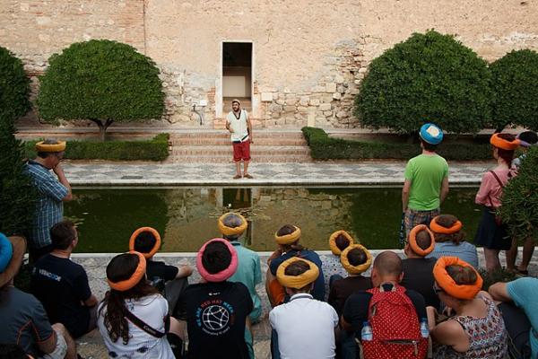 Theatrical visit to the Alcazaba of Almería castle